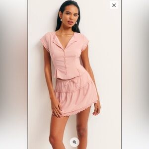 Reformation Valetta Top and Skirt Set Size 10 Brand New, Never Worn